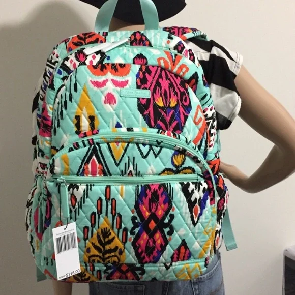 LAST ONE New Vera Bradley Backpack Laptop backpack Outlet Essential Backpack - Polyester | Vera Bradley – Vera  main image 3